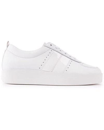 Barbour International Alexa Trainers Leather - White