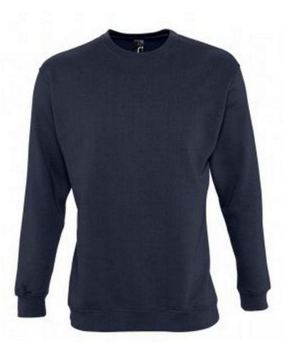 Sol's Supreme Plain Cotton Rich Sweatshirt (marine) - Blauw