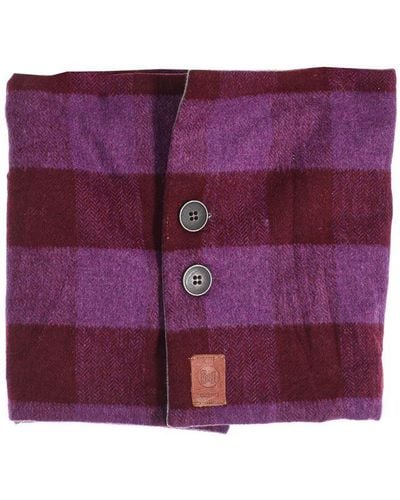 Buff Fleece Lined Button Down Collar 97600 - Purple