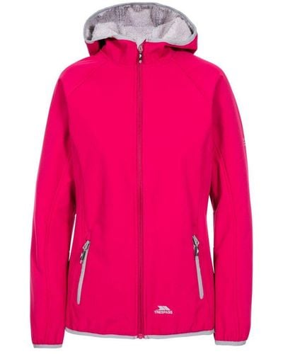 Trespass Dames Emery Softshell Fleece Vest (roze)