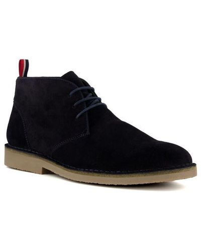 Dune Creed Casual Desert Boots Suede - Blue