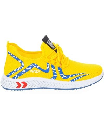 NASA Csk2024 High Style Lace-Up Sports Shoes - Yellow