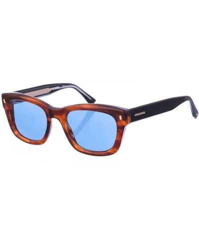 DSquared² Oval Shaped Acetate Sunglasses D20012S - Blue