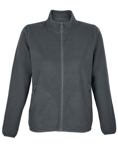 Sol's Ladies Factor Microfleece Recycled Fleece Jacket () - Grey