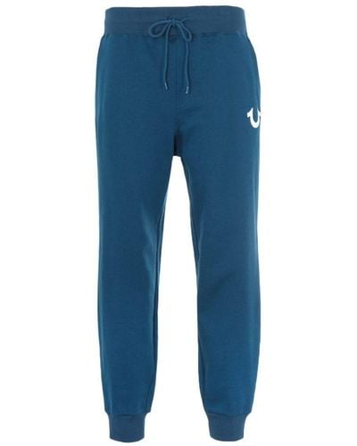 True Religion Hs True Jogger Blue Sweatpants - Blauw