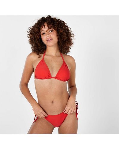 SoulCal & Co California Tie Bikini Top - Red