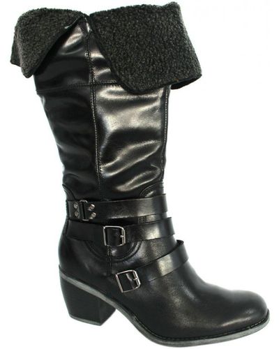 Hush Puppies Rustique 14Inch Boots Leather - Black