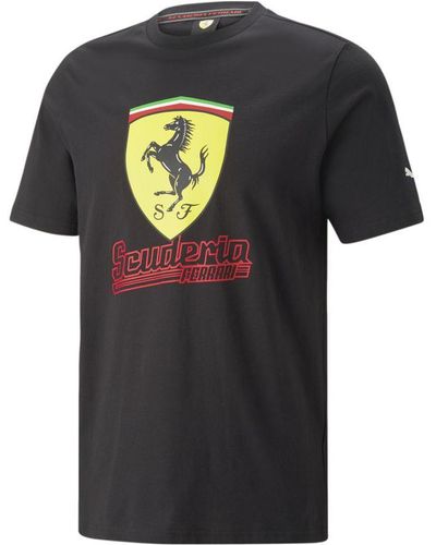 PUMA Scuderia Ferrari Heritage T-Shirt - Black