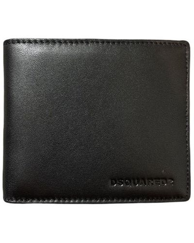 DSquared² Bi-fold Portemonnee In Zwart
