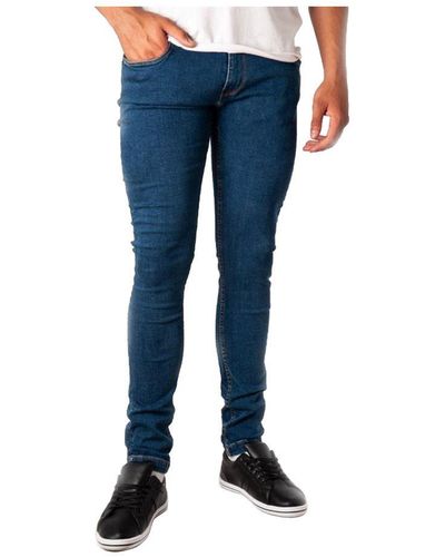 Soulstar Skinny Jeans Ripped Stretch - Blue