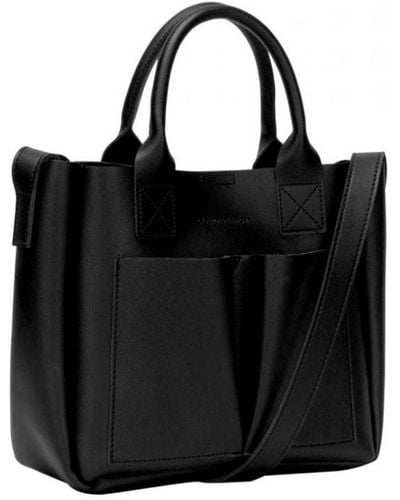 Claudia Canova Megan Front Pocket Grab Bag Pu - Black