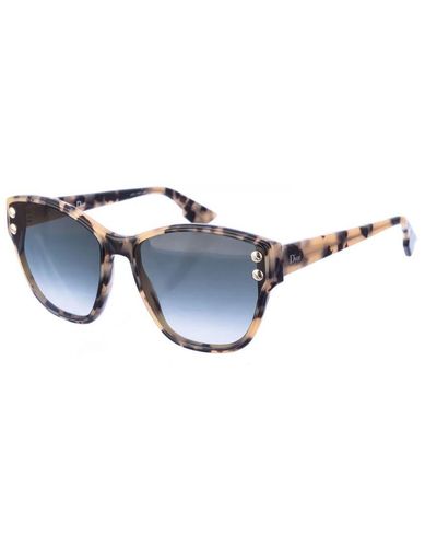 Dior Addict3 Damen-sonnenbrille Aus Acetat In Schmetterlingsform - Blauw