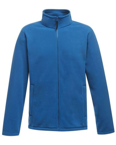 Regatta Plain Micro Fleece Full Zip Vest (lite Laag) (blauw)