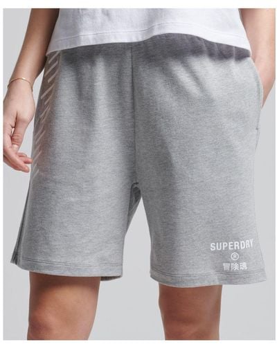 Superdry Code Core Sport Boy Shorts - Grey