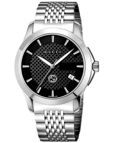 Gucci Ya1264106 Watch Stainless Steel - White