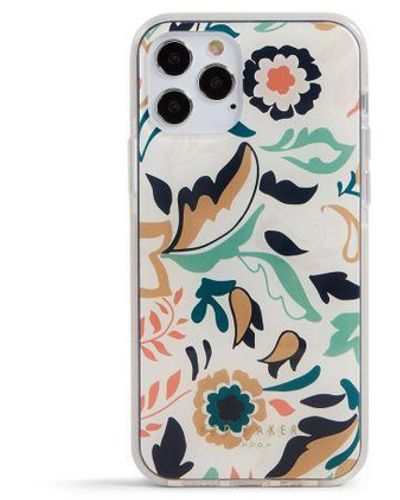 Ted Baker Lisal Folk Floral Iphone 12 / 12 Pro Clip Case - White
