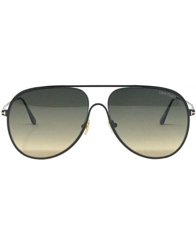 Tom Ford Alec Ft0824 01b Black Sunglasses - Bruin