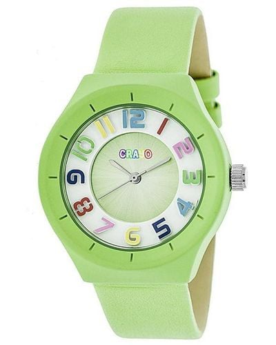 Crayo Atomic Unisex Horloge - Groen