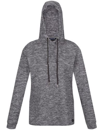 Regatta Ladies Azaelia Marl Lightweight Hoodie (Dark) - Grey