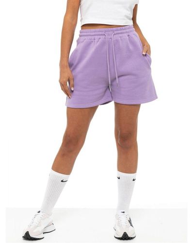 Enzo Dames Sweat Shorts - Paars