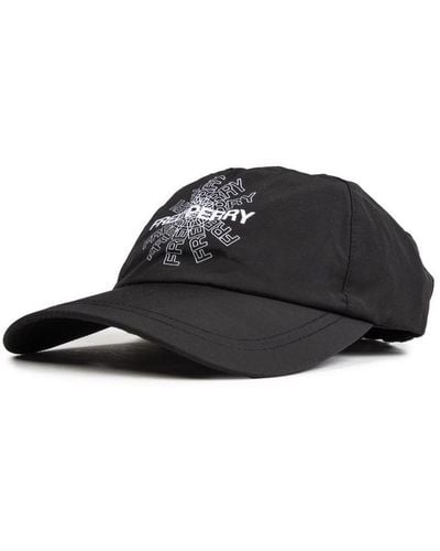 Fred Perry Graphic Print Cap - Black