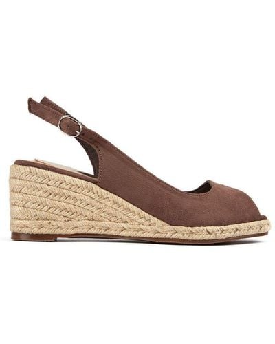 SOLESISTER Jolie Espadrille Sandals - Brown