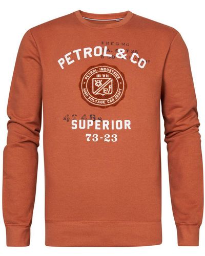 Petrol Industries Casual Sweater - Oranje