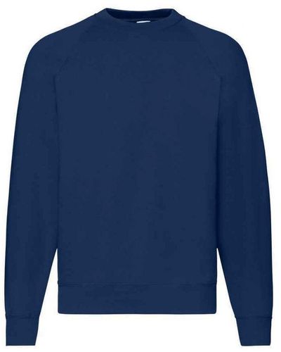 Fruit Of The Loom Klassiek Sweatshirt (marine) - Blauw