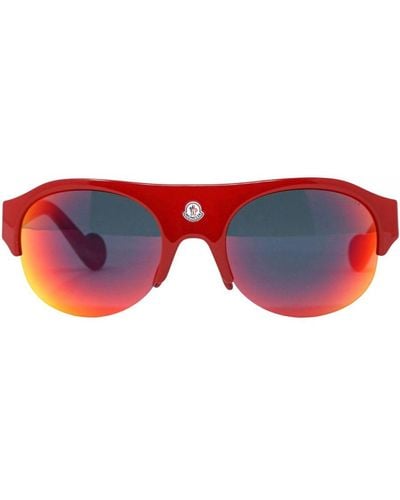 Moncler Ml0050 68C Sunglasses - Red