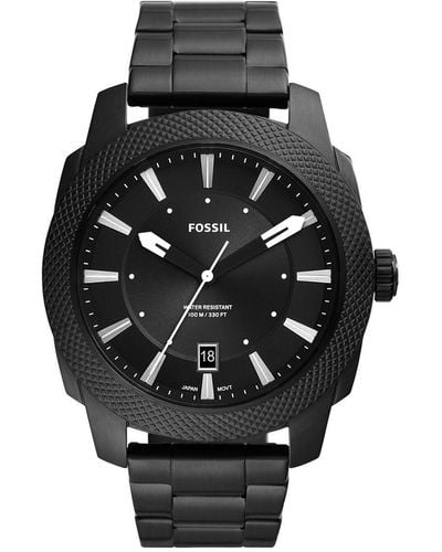 Fossil Machine Watch Fs5971 Stainless Steel (Archived) - Black