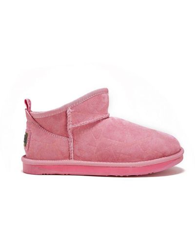 Australia Luxe Cosy Ultra Short Lychee Boots - Pink