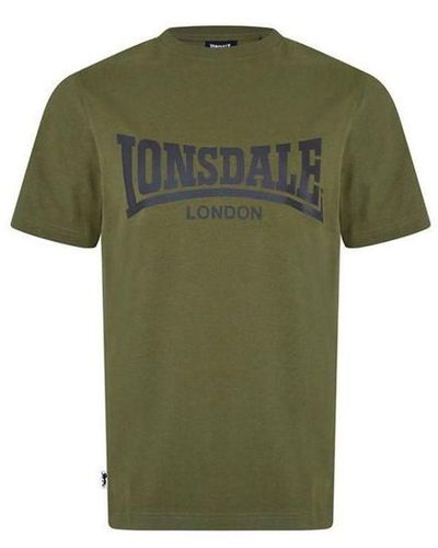 Lonsdale London Essentials Logo T-Shirt - Green