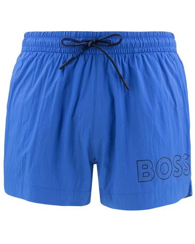 BOSS Mooneye-badpak Voor - Blauw