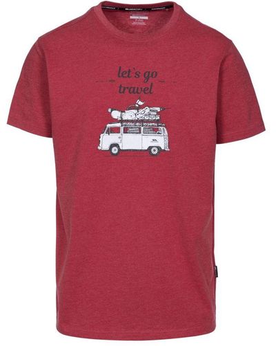 Trespass Motorway T-Shirt - Red