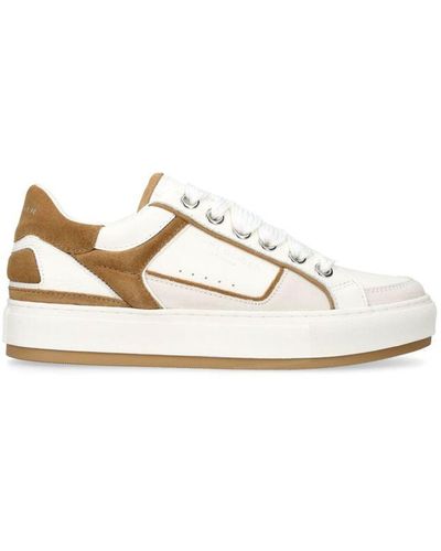 Kurt Geiger Leather Southbank Trainers Leather - White