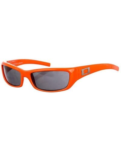 Exte Acetate Sunglasses With Rectangular Shape Ex-60607 - Orange