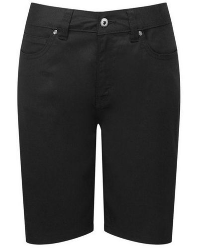 PREMIER Ladies Chino Shorts () - Black