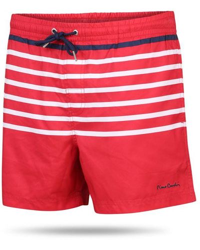 Pierre Cardin Zwembroeken Striped Swim Short Rood