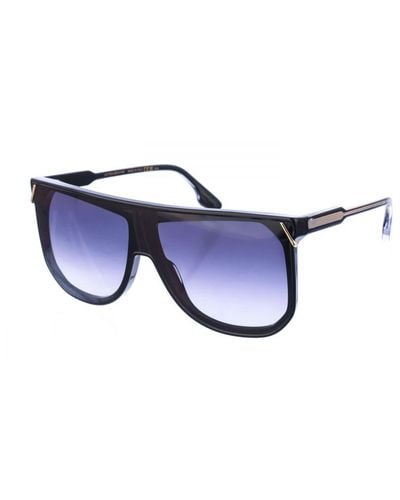 Victoria Beckham Acetate Sunglasses With Oval Shape Vb643S - Blue
