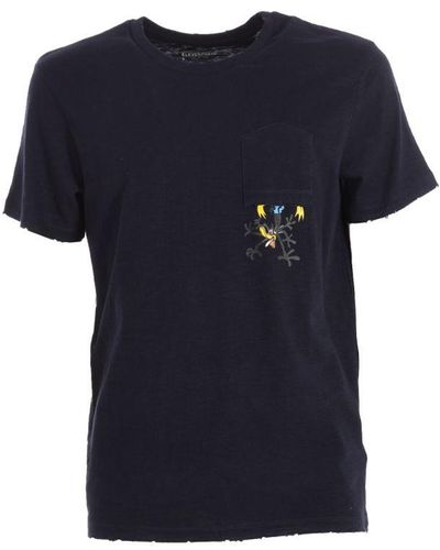 ELEVEN PARIS Podaffy 17S1Ts308 Short Sleeve T-Shirt - Blue