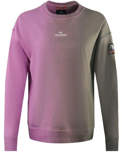 Parajumpers Augusta Shaded Purple & Grey Sweatshirt - Paars