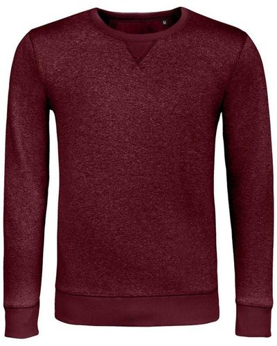 Sol's Volwassenen Sully Sweatshirt (heide Ossenbloed) - Rood