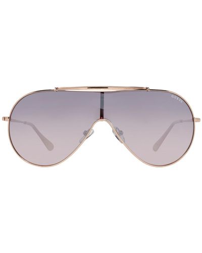 Guess Sunglasses Gf0370 28U Rose Mirrored Metal (Archived) - Grey
