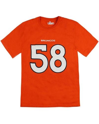 Fanatics Nfl Denver Broncos Von Miller 58 T-Shirt - Orange