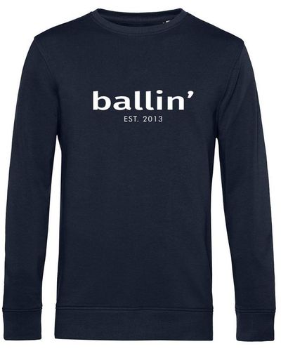 Ballin Amsterdam Est. 2013 Sweaters Basic Sweater Blauw