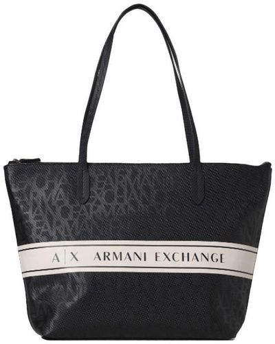 Armani Exchange Handtassen Armani Klassiek Logo - Zwart