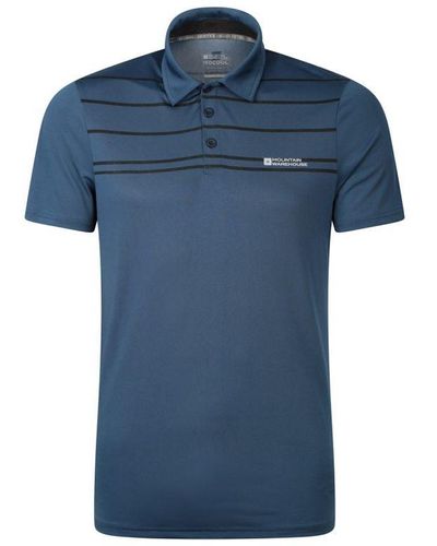 Mountain Warehouse Weg Isocool Poloshirt (blauw)