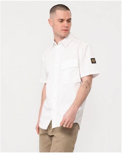 Belstaff Scale Short Sleeve Shirt - White