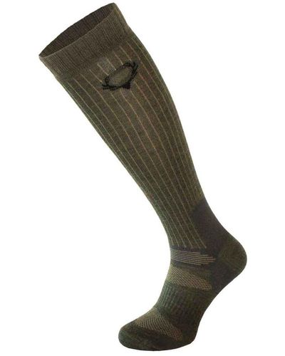 Comodo Thick Long Merino Wool Socks - Green