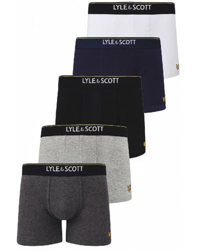 Lyle & Scott Jackson 5 Pack Trunks - Multicolour